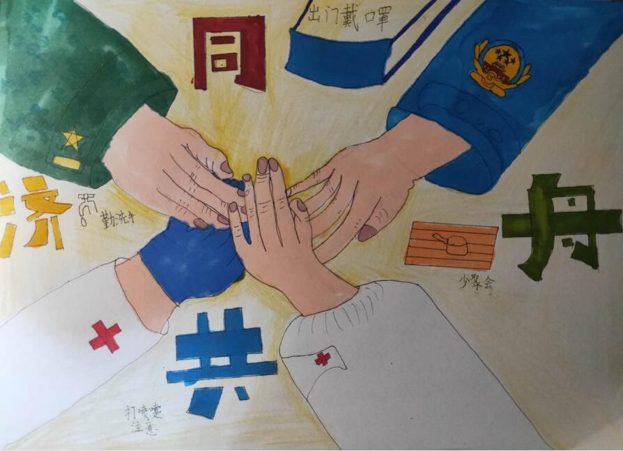 “疫情當(dāng)前，孩子們有‘畫’說”作品展播（三十八）