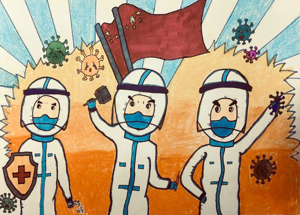 “疫情當(dāng)前，孩子們有‘畫’說”作品展播（三十九）