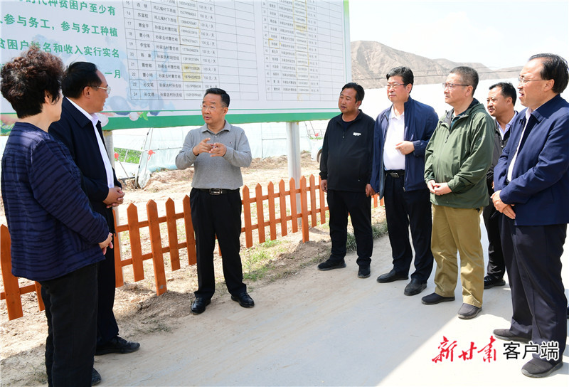 唐仁健在會寧縣調(diào)研指導脫貧攻堅等工作