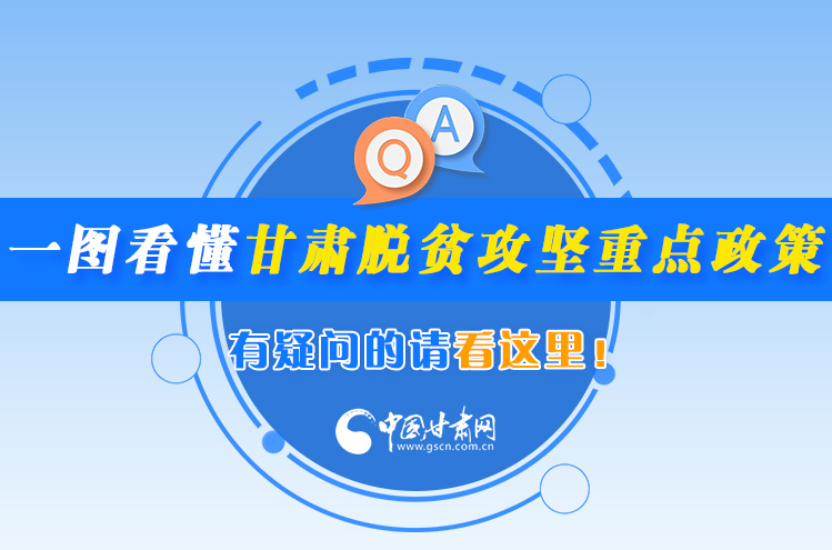 一圖看懂甘肅脫貧攻堅(jiān)重點(diǎn)政策，有疑問(wèn)的請(qǐng)看這里！