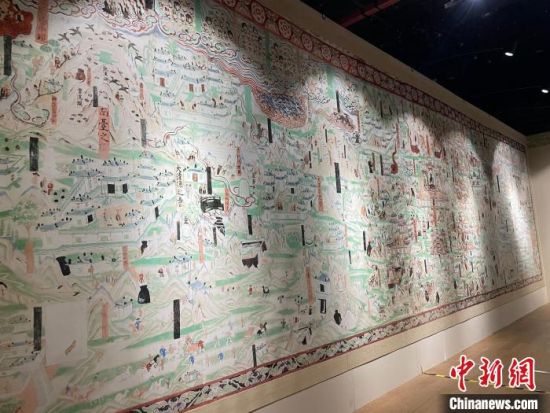 圖為展覽現(xiàn)場。　江楊燁 攝