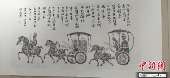 圖為傳拓作品?！〈蘖?攝