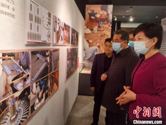 圖為展覽現(xiàn)場?！●T志軍 攝