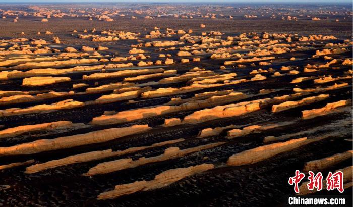 敦煌雅丹世界地質(zhì)公園。(資料圖) 敦煌市委宣傳部供圖