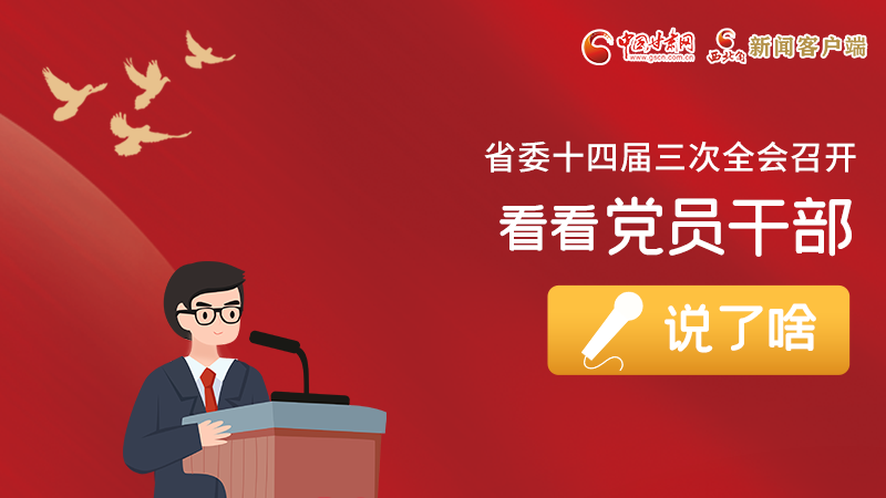 圖解|事關(guān)甘肅省委十四屆三次全會，黨員干部這么說！
