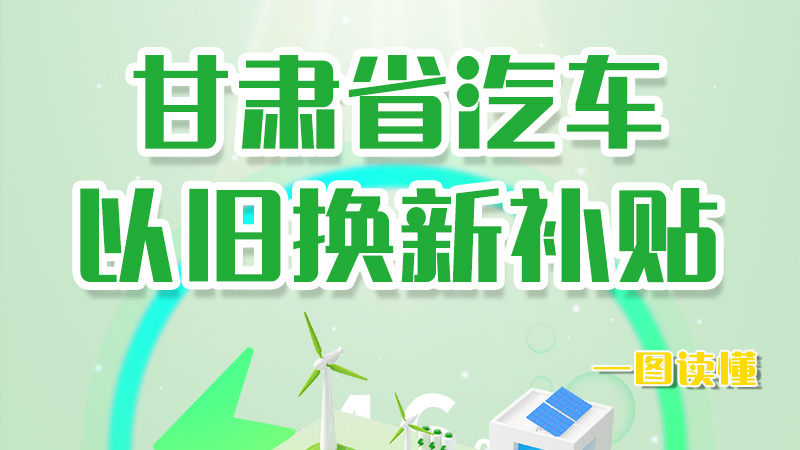 海報(bào)|重大利好！甘肅省汽車以舊換新補(bǔ)貼來(lái)了