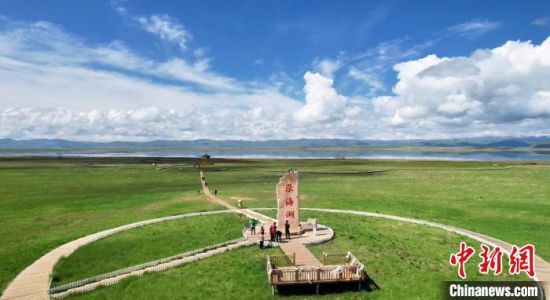 2024年6月，甘肅甘南州碌曲縣尕海湖。(資料圖)高瑩 攝