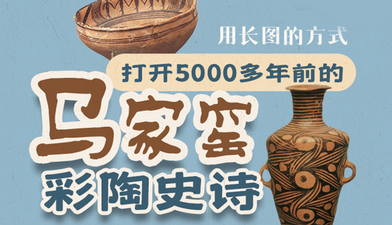 用長圖的方式，打開5000多年前的馬家窯彩陶史詩
